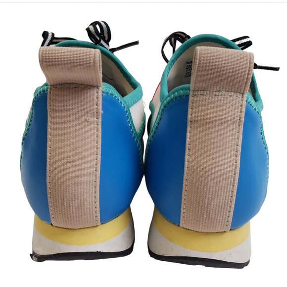 GUC Steve Madden Arctic Fashion Sneaker Colorblock Cutout Colorful Walking Shoes - Picture 11 of 16